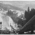 Neuerbaute Großsprungschanze (Bauzeit: 7 Monate) - 1962
