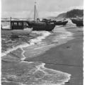 Fischerboote am Strand - 1961