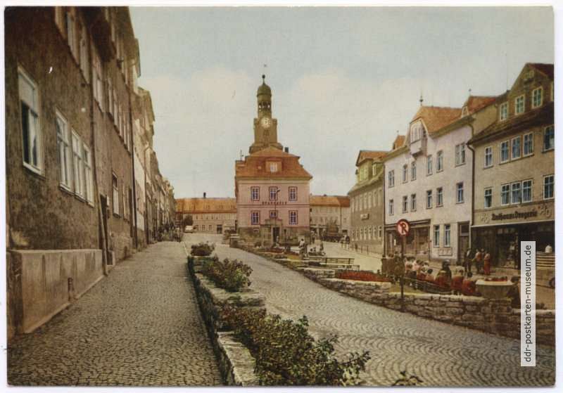 Hügel mit Rathaus - 1969