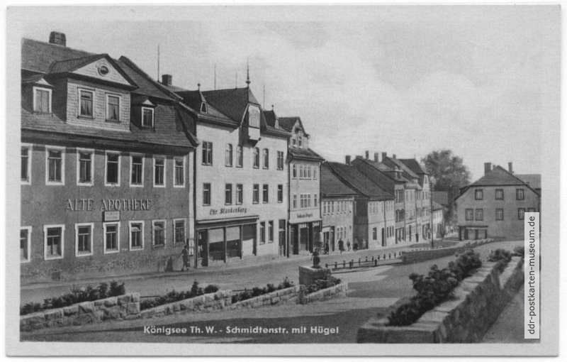 Hügel mit Schmidtenstraße - 1957