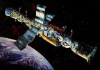 Raumstation "Saljut 6" für gemeinsamen Kosmosflug UdSSR / DDR - 1986
