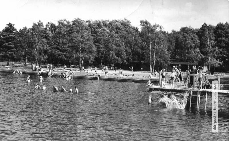 Badeanstalt am Kremmener See - 1962