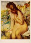 Gemälde "Badende auf einem Felsen" von Auguste Renoir (in Privatbesitz, Paris) - 1964