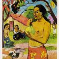 Ölbild "Die Frau mit der Frucht" - 1978