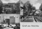 Ansichtskarte aus Amerika, einem kleinen Ort im Bezirk Karl-Marx-Stadt - 1973