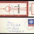 Als Geschenk postalisch zugesandte Eintrittskarte für Fernsehturm in Berlin