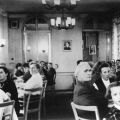Speisesaal im FDGB-Ferienheim "IV. Parteitag der SED" in Bad Schandau - 1957