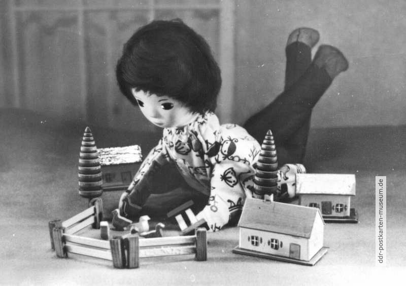 Werbekarte für Spielzeugmuseum in Sonneberg - 1972