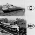 "TransEuropa-Express" der DB und Schnellzug "Karola" der DDR-Reichsbahn - 1975 / 1982