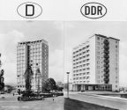 Neubauhochhäuser in Ravensburg (Baden-Württemberg) und in Sangerhausen (Thüringen) - 1965 / 1967 