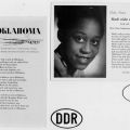 Ansichtskarte mit Schlagertext und Bild von Leila Negra - 1953 / 1957