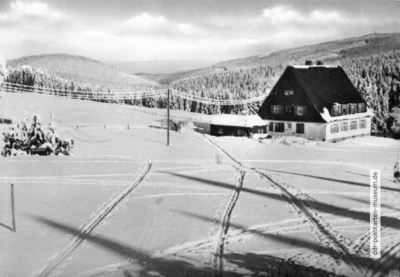 Winterliche Idylle bei Carlsfeld - 1961