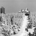 Altes Fichtelberghaus und Wetterwarte auf dem Fichtelberg - 1964