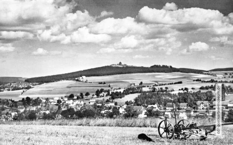 Kurort und Spielzeugdorf Seiffen mit Schwartenberg - 1959
