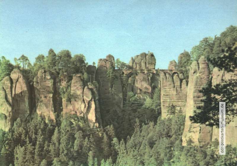 Elbsandsteingebirge, Bastei - 1965