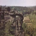 Der Artariastein im Landschaftsschutzgebiet Bielatal - 1989