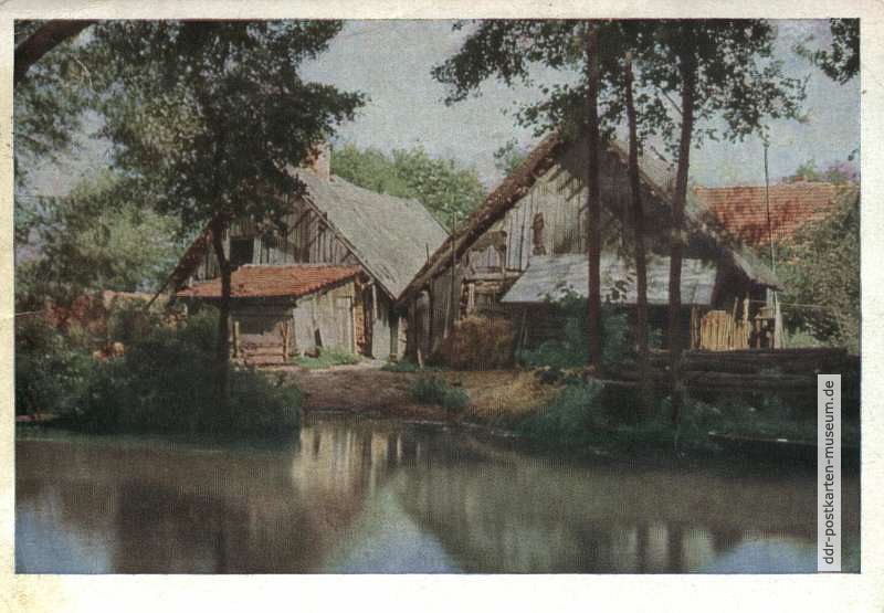 Altes Gehöft im Spreewald - 1953
