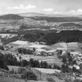 Blick von der Lausche auf Waltersdorf - 1958