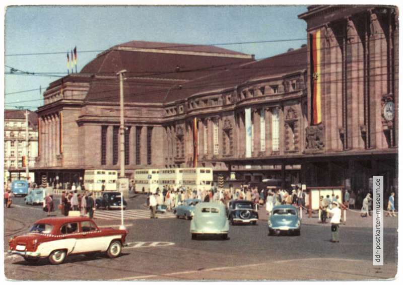 Hauptbahnhof Leipzig - 1961