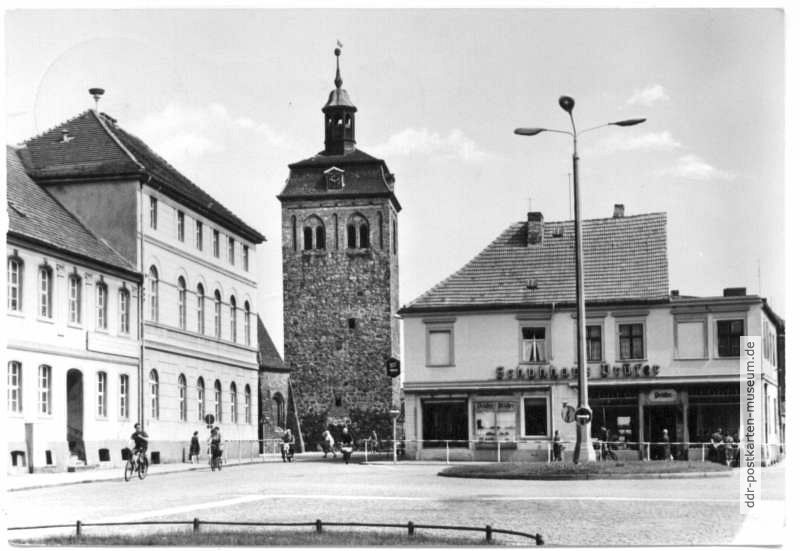 Markt, Blick zum Marktturm - 1975