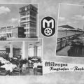 Flughafen-Restaurant der Mitropa am Flughafen Erfurt - 1966