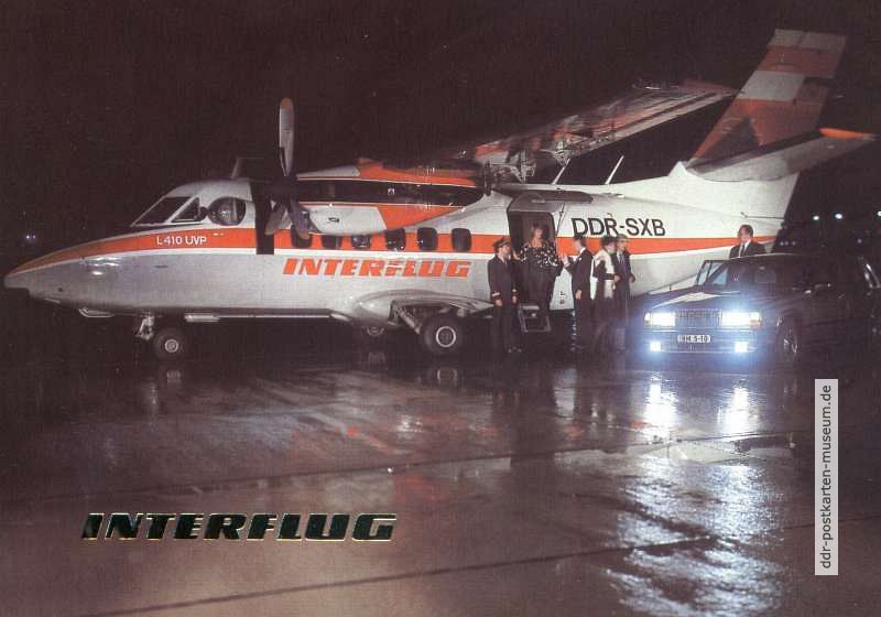 Kurzstreckenflugzeug "L-410 UVP" DDR-SXB - 1987