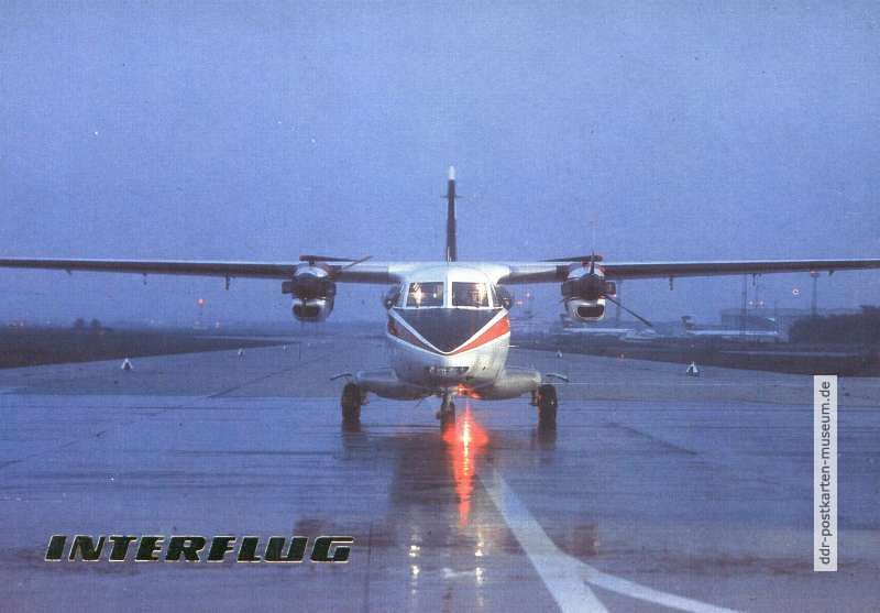 Kurzstreckenflugzeug "L-410 UVP" (CSSR) der Interflug - 1988