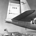 Mittelstreckenflugzeug "IL 14" auf dem Flughafen Berlin-Schönefeld - 1956