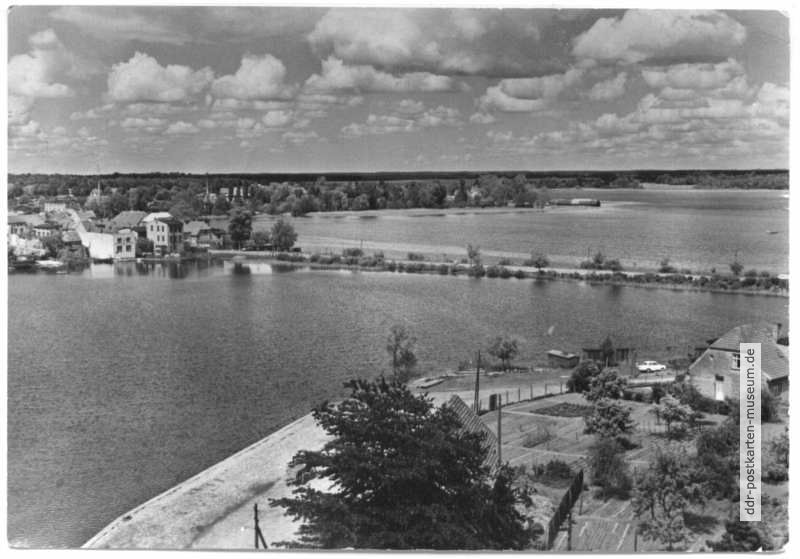 Blick auf den Malchower See - 1966