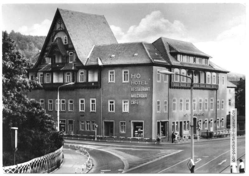HO-Hotel "Sächsischer Hof", Cafe und Milchbar - 1976