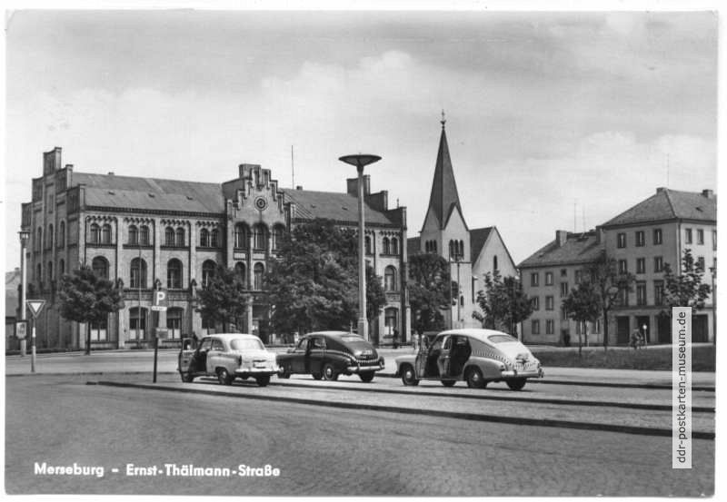 Ernst-Thälmann-Straße, Rathaus - 1966