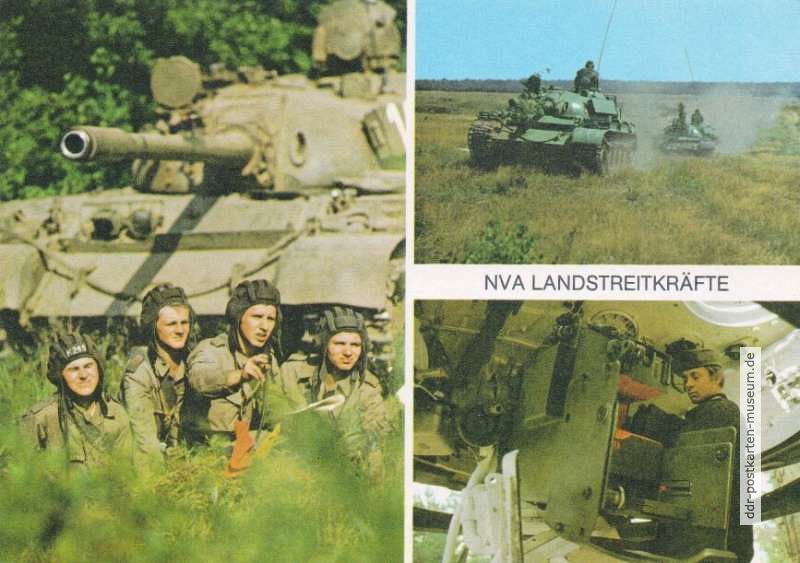Einweisung in taktische Lage, Panzer im Taktikgelände, Ladeschütze - 1977
