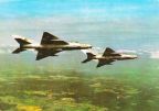 Jagdflugzeuge "MIG" beim Übungsflug - 1975