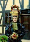 Altenburger Brauttracht mit Hormt (aus der Kartenserie "Trachten aus Thüringen") - 1983 / 1989