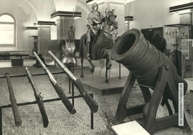 Armeemuseum der DDR - Steinbüchse, Hakenbüchsen und Harnische aus dem späten Mittelalter - 1974