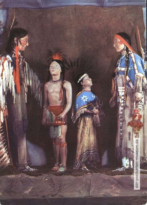 Prärie-Indianer um 1890 im Diorama - 1971