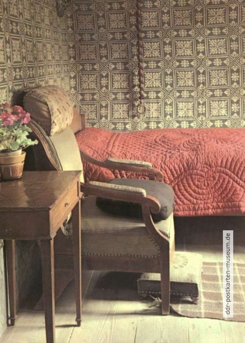 Goethehaus am Frauenplan, Schlaf- und Sterbezimmer - 1972