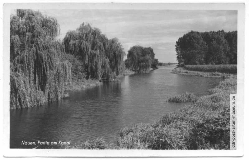Partie am Kanal (Havelländischer Großer Hauptkanal) - 1952