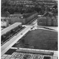 Blick vom Hochhaus auf Karl-Marx-Platz und Treptower Straße - 1970