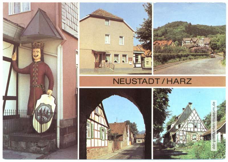 Roland, FDGB-Gaststätte "Ratskeller", Kurhaus "Lebenswende", Altes Tor, Gaststätte "Hohnstein" - 1983