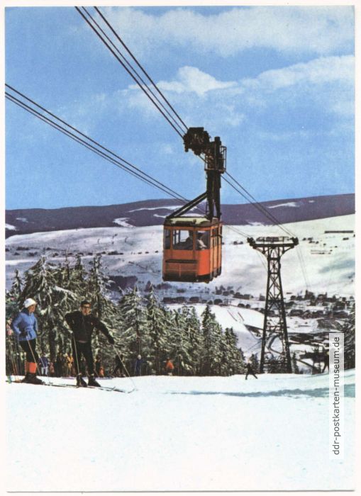 Drahtseilbahn zum Fichtelberg - 1976