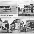 Konsum-Kaufhalle, Jägerhof, Kindergarten "Fritz Weineck", Apotheke, Burg - 1985