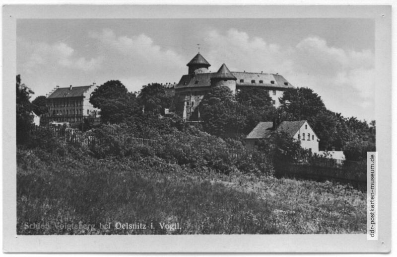 Schloß Voigtsberg bei Oelsnitz im Vogtland - 1956