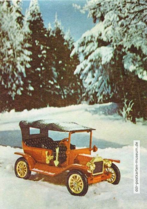 Ford T von 1909 - Kartenserien 1970 / 1979