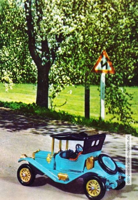 Maxwell-Roadster von 1911 - Kartenserien 1970 / 1979