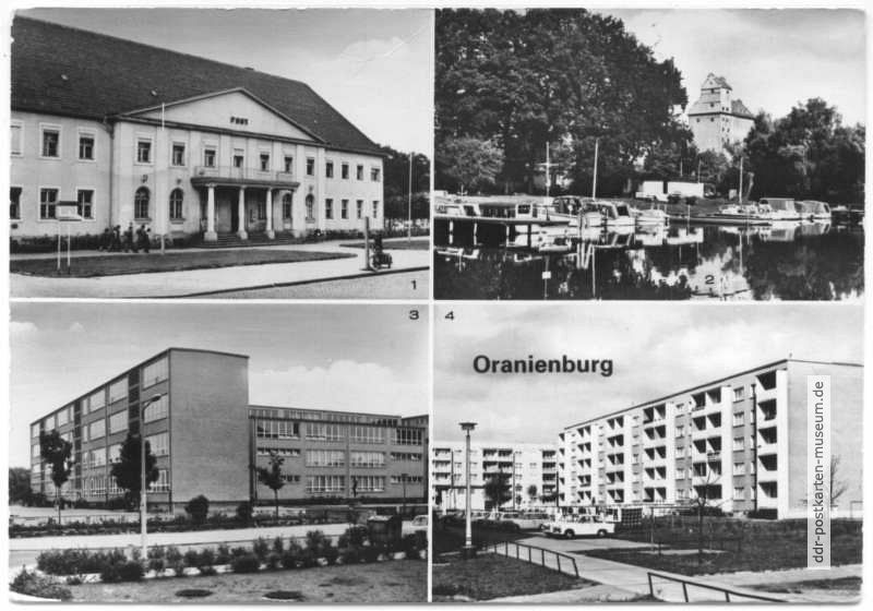 Post, Bootshafen an der Havel, Oberschule, Neubauviertel - 1981