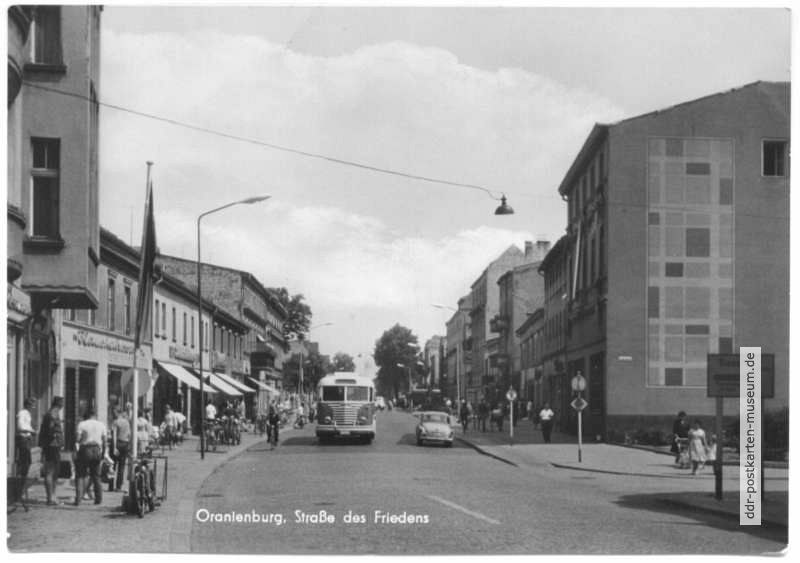 Oranienburg, Straße des Friedens - 1965