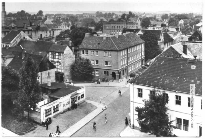Blick auf die Halberstädter Straße von der Nikolaikirche - 1979
