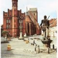 Blick zum Rathaus, Perleberger Roland - 1989