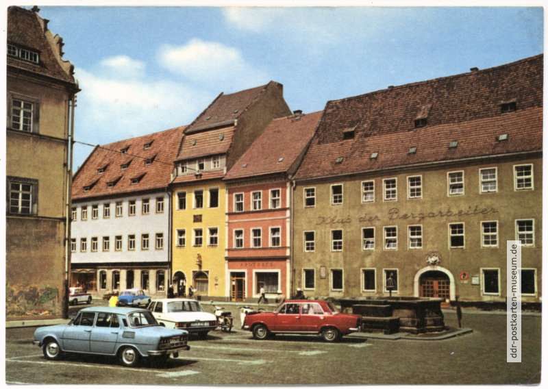 Markt mit Klubhaus der Bergarbeiter - 1974